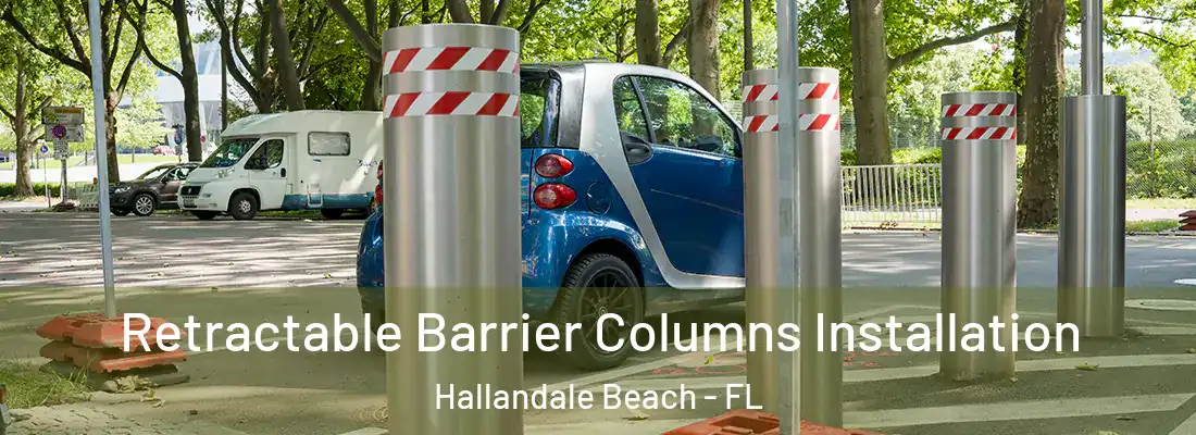  Retractable Barrier Columns Installation Hallandale Beach - FL